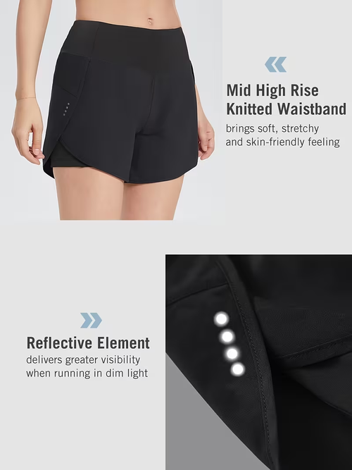 Athletic Running Yoga Shorts